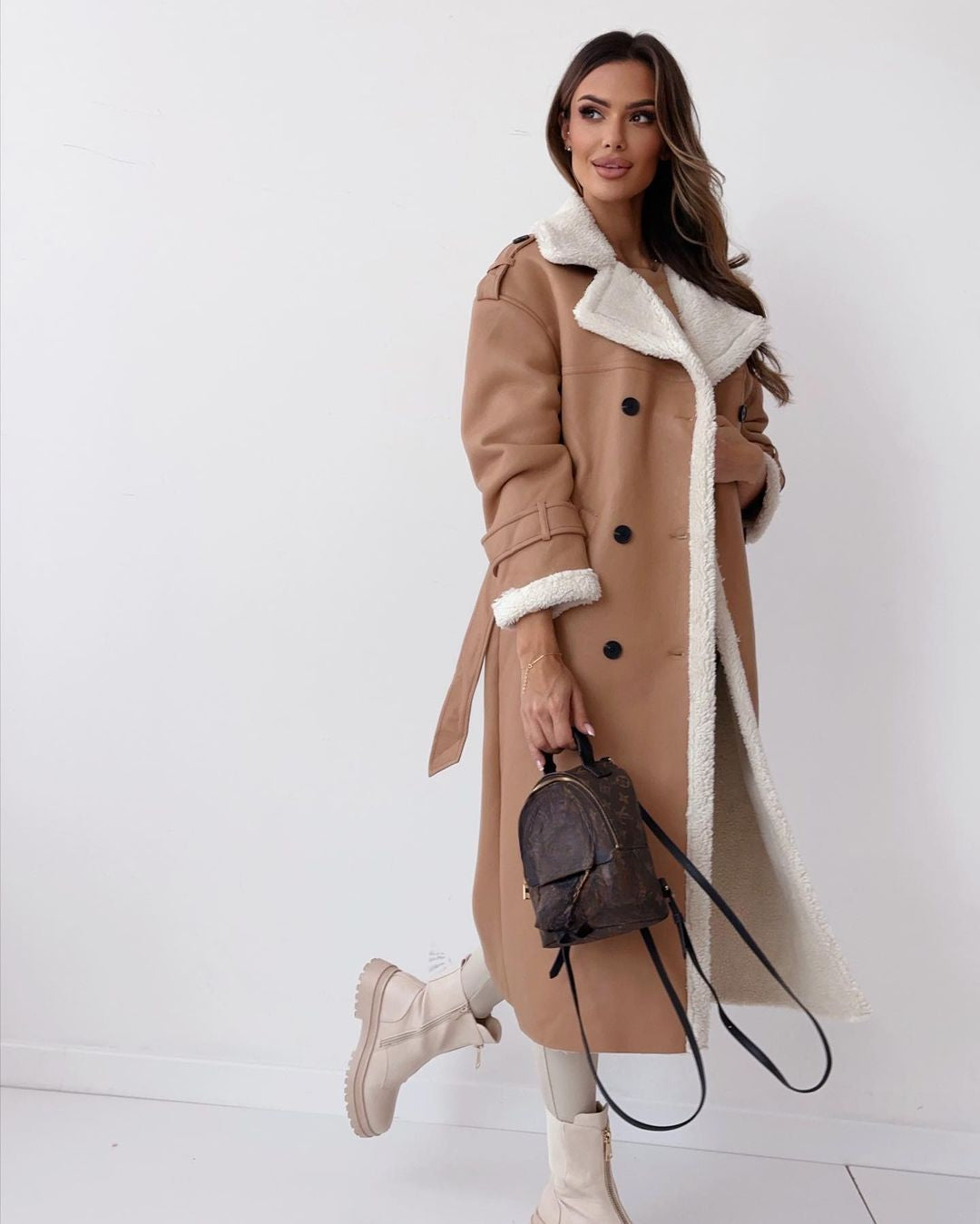 Monroe | Manteau de luxe en peau de mouton
