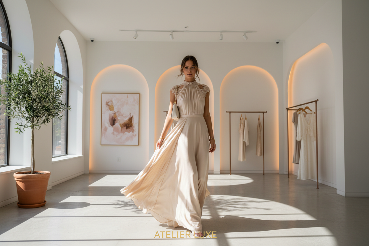 Chica con vestido - Banner