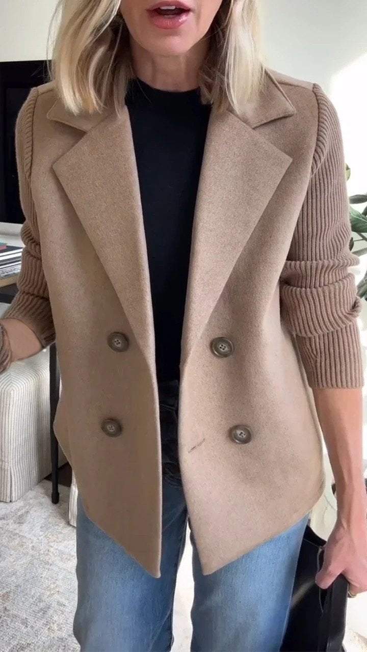 Abrigo tipo blazer casual SASHA