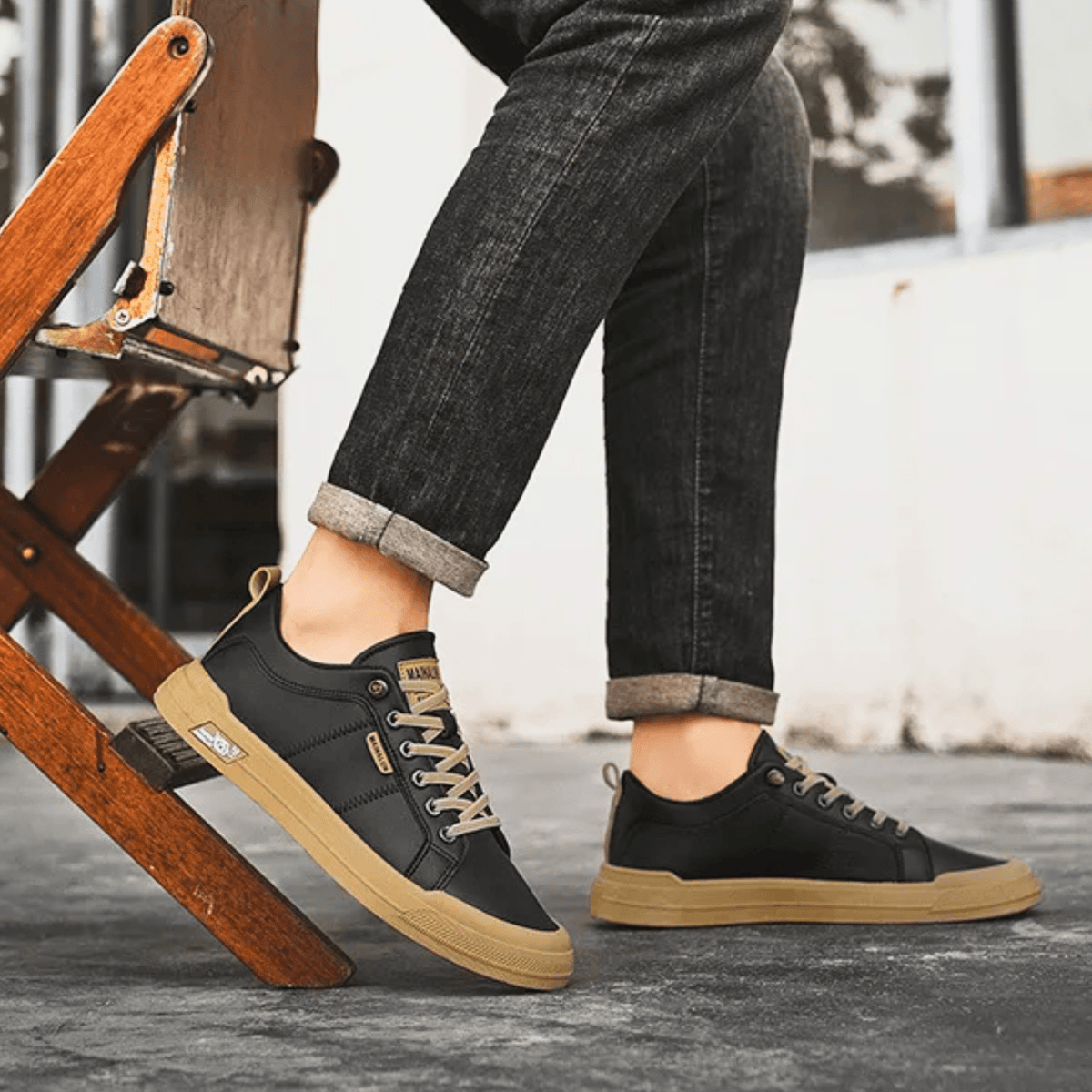 Baskets en cuir HARRINGTON